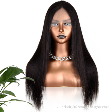 HD Transparent Ombre Wholesale Blonde Double Drawn 100% for Black Women Braids Wigs Human Hair T Part Lace Front